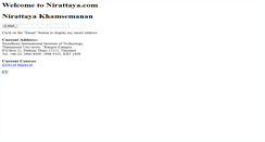 Desktop Screenshot of nirattaya.com
